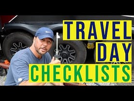 RV Travel Day Checklist! | Full Camp Breakdown and Setup | Full Time RV | Changing Lanes!